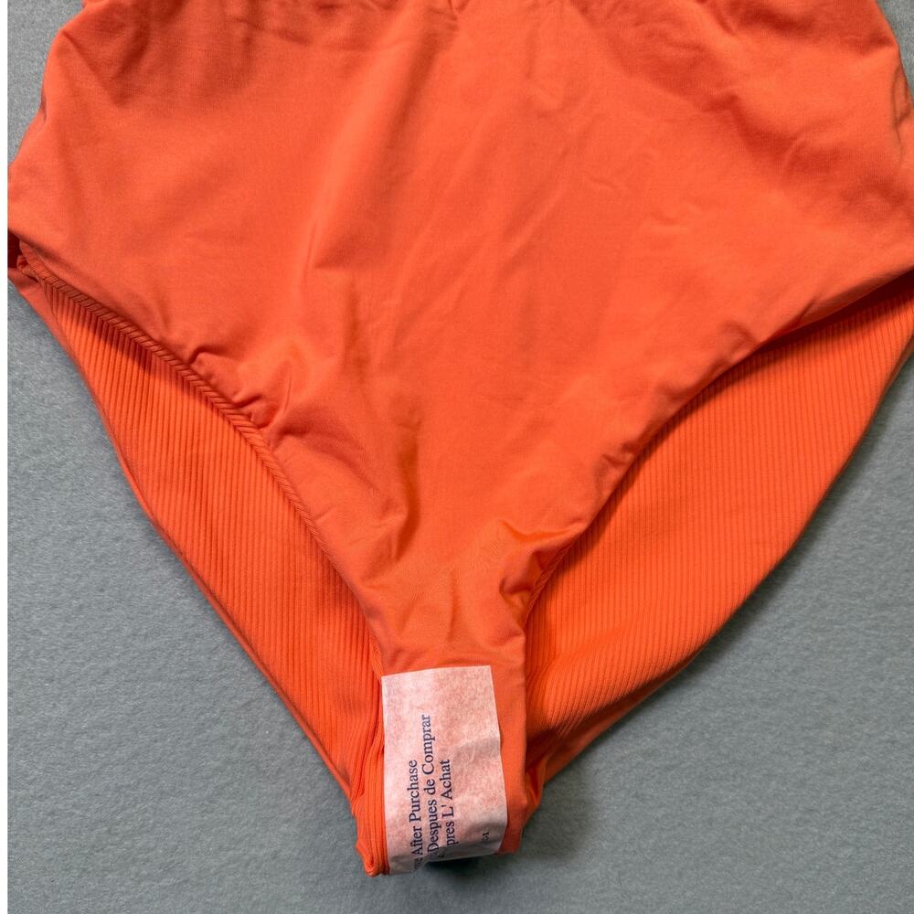 BECCA by Rebecca Virtue Modern Edge One-Piece Coral Rose Small $148 - Picture 8 of 11